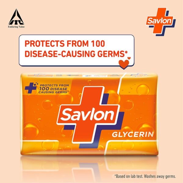 Savlon Moisturizing Glycerin Soap Bar With Germ