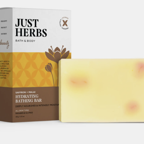 Just Herbs Hydrating Bathing Bar Soap (100 g)