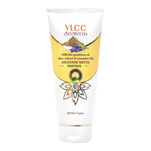 VLCC Ayurveda Multani Mitti Face Pack Clay Mask For Hydration & Dark Spots, 100 g