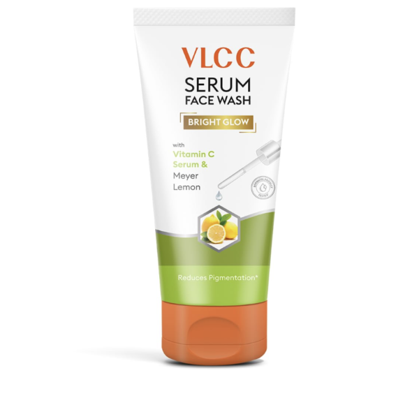 VLCC Serum Facewash - 50ml | with Vitamin C Serum Rich in Antioxidants & Meyer Lemon to Reduce Hyperpigmentation & Bright Glow | Dermatologically Tested