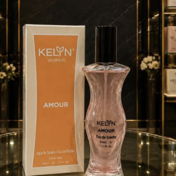 Kelyn Women Amour Eau de Toilette, a 50 ml, floral fragrance