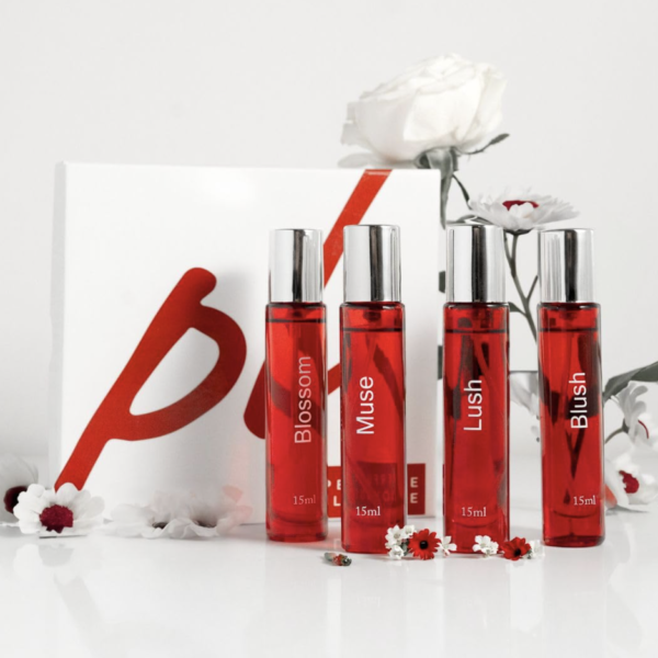 Perfume Lounge Glamour Collection Floral Perfume Gift Set, 15 ML*4 Long Lasting Perfume - 60 ml (For Women)