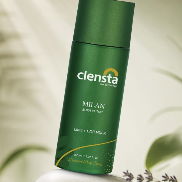 Clensta Milan Deodorant for Men 150ml Body Spray Long Lasting | All Day Freshness | Born in Italy