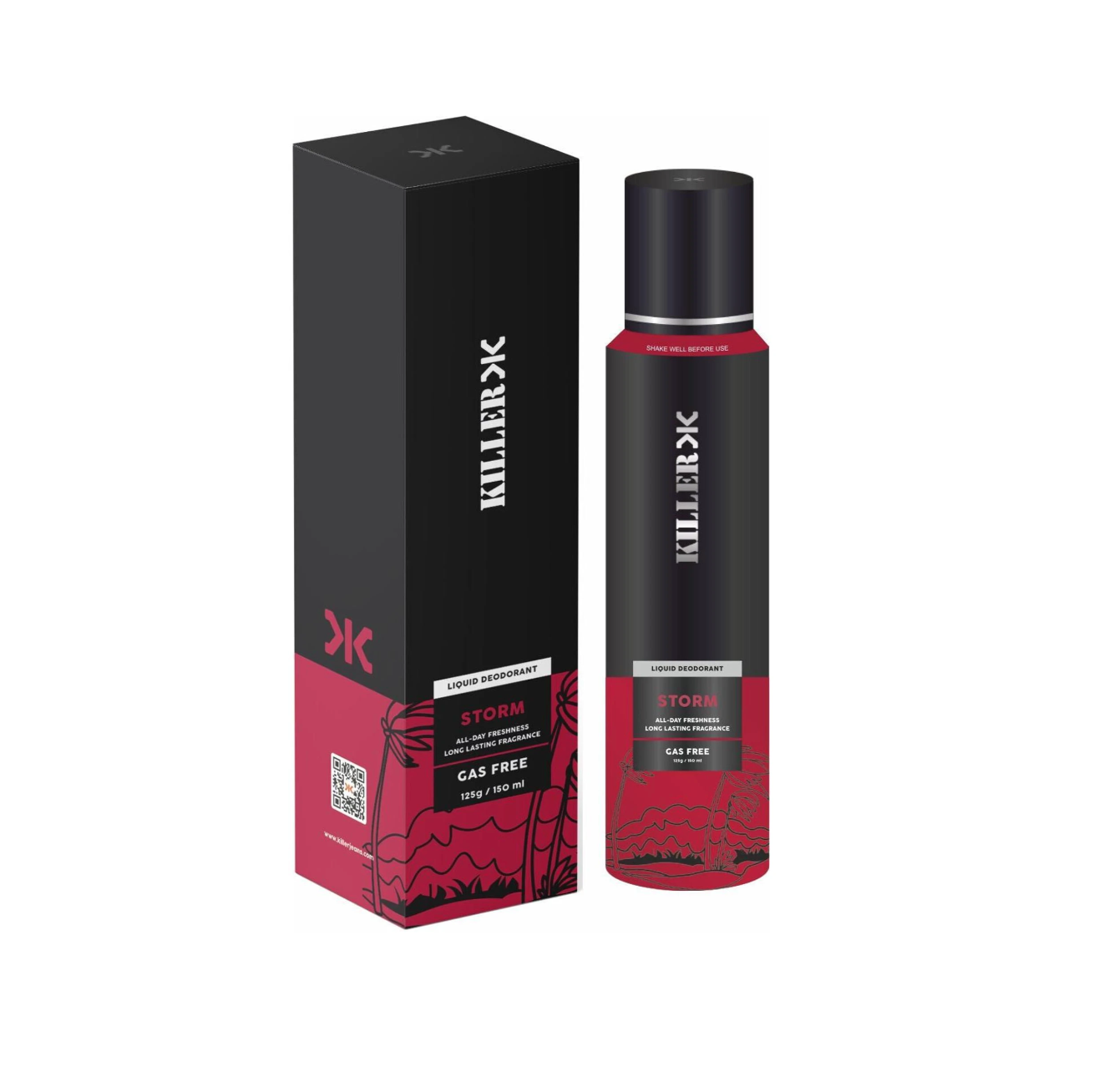 Screenshot 2026-10-06 at 7.46.47 PM KILLER Storm No Gas Deodorant Body Spray - For Men (150 ml) - Image 1