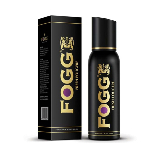 Fogg Black Series Fresh Fougere, Perfume Body Spray For Men, Long-Lasting & No Gas Deodorant, 150ml