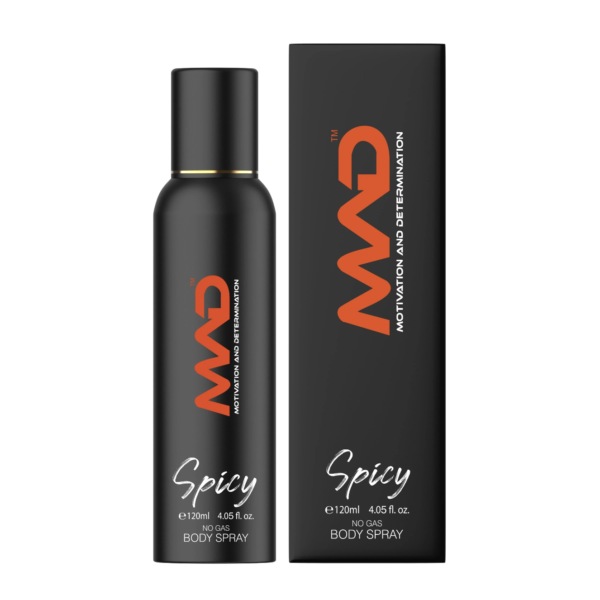 Mad No Gas Deodarant (Spicy) Long Lasting Fragrance No Gas Deo Deodorant Spray  -  For Men & Women