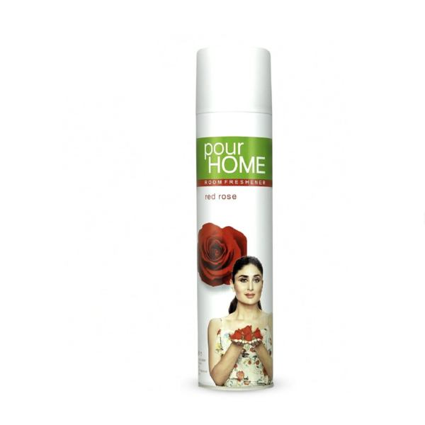 POUR HOME Red Rose Car Freshener Spray Red Rose 270ml Room Freshener/Air Freshener (270 ml)