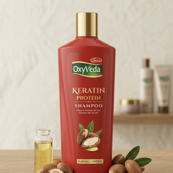 OxyVeda Keratin Protein Shampoo 340 ml