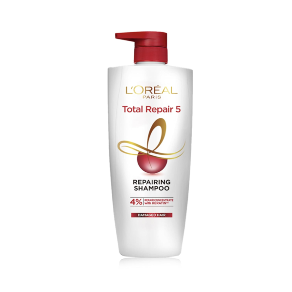 L'Oreal Paris Shampoo, For Damaged and Weak Hair, With Pro-Keratin + Ceramide, Total Repair 5, 650ml