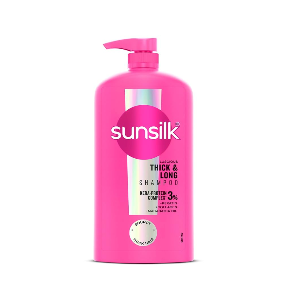 Screenshot 2026-10-08 at 9.48.57 PM Sunsilk Luscious Thick & Long Shampoo 1L || with 3% KERA-PROTEIN COMPLEX for Thicker, Fuller & Bouncier Hair - Image 1